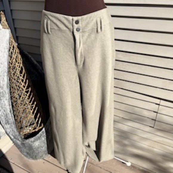 EUC Free People high waisted fleece wide leg pants - Picture 3 of 11